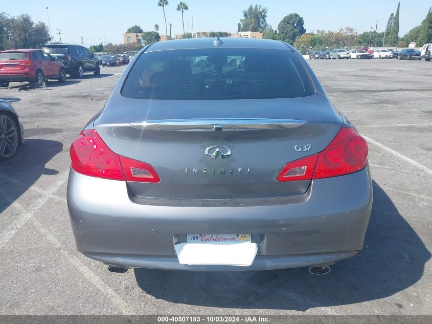 2013 Infiniti G37 Journey VIN: JN1CV6APXDM713485 Lot: 40507183