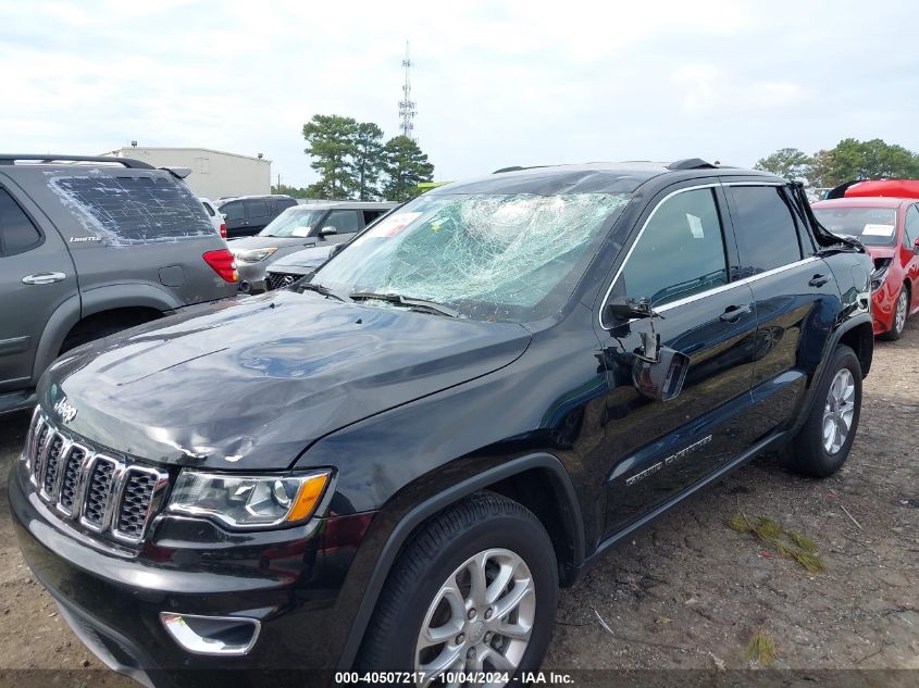 2021 Jeep Grand Cherokee Laredo X 4X2 VIN: 1C4RJEAG7MC861726 Lot: 40507217