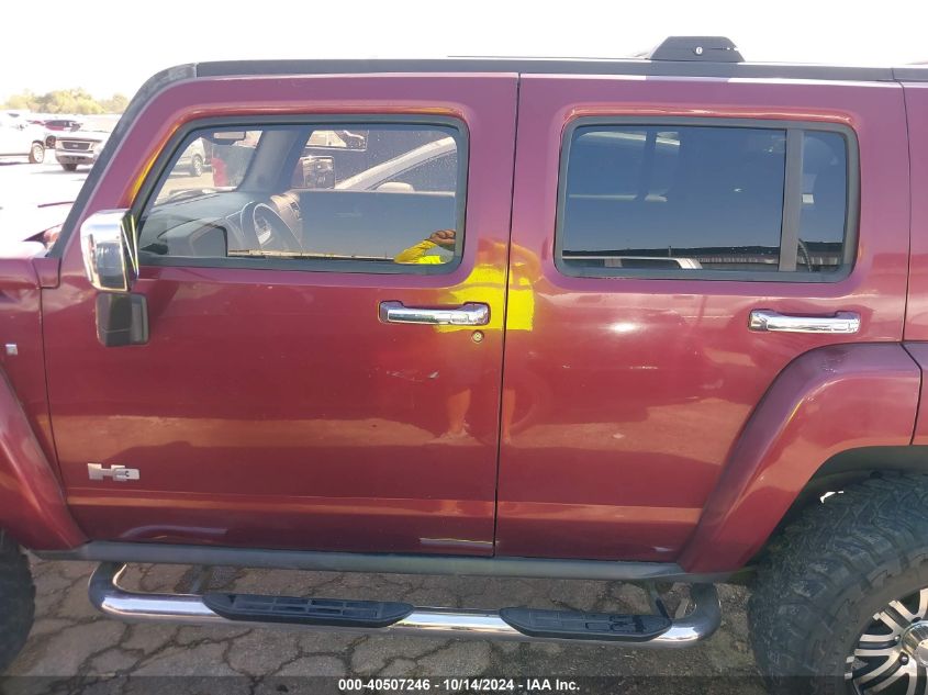 2007 Hummer H3 Suv VIN: 5GTDN13E378193815 Lot: 40507246