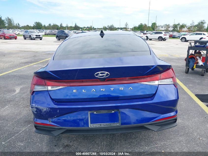 2021 Hyundai Elantra Sel VIN: 5NPLM4AG8MH014130 Lot: 40507268