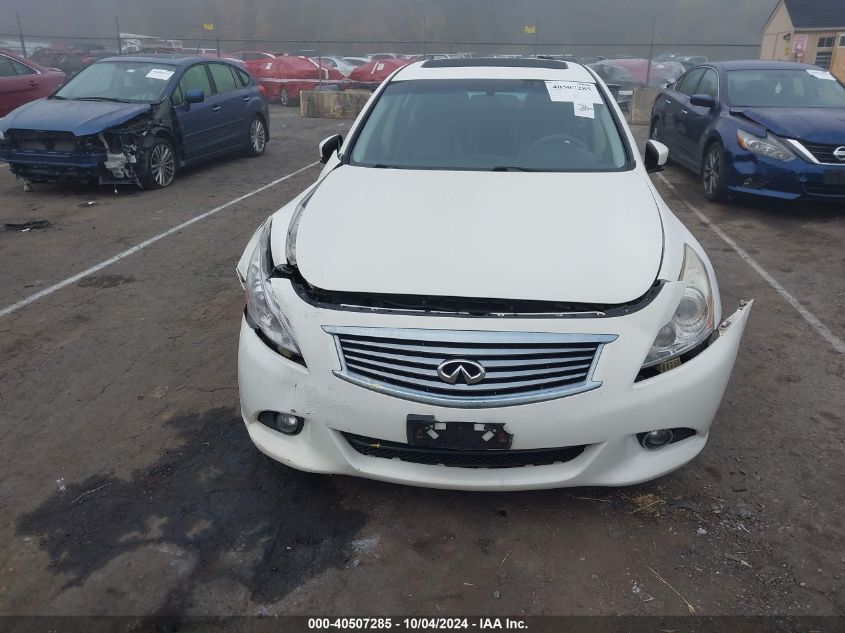 2011 Infiniti G37X VIN: JN1CV6AR9BM350045 Lot: 40507285