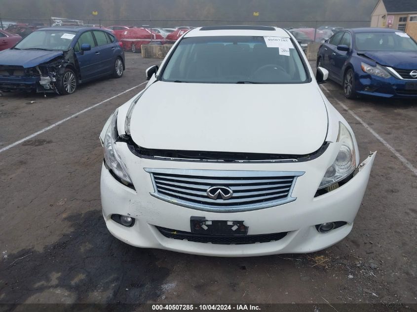 2011 Infiniti G37X VIN: JN1CV6AR9BM350045 Lot: 40507285