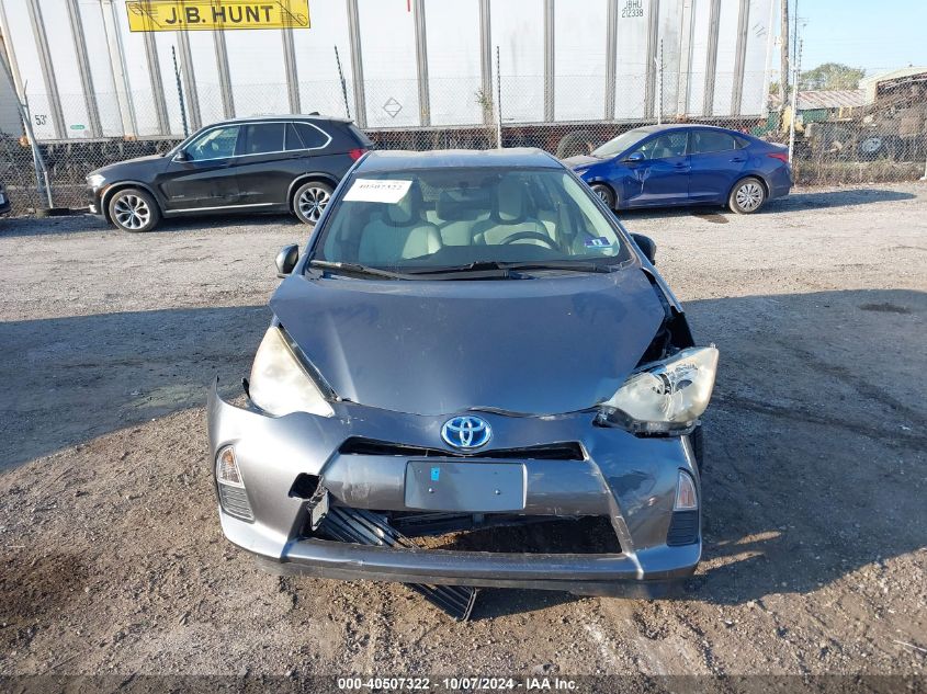 2013 Toyota Prius C VIN: JTDKDTB36D1040525 Lot: 40507322