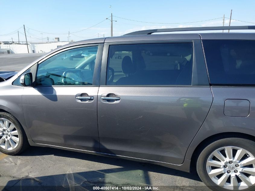 2015 Toyota Sienna Limited Premium 7 Passenger VIN: 5TDYK3DC9FS655265 Lot: 40507414