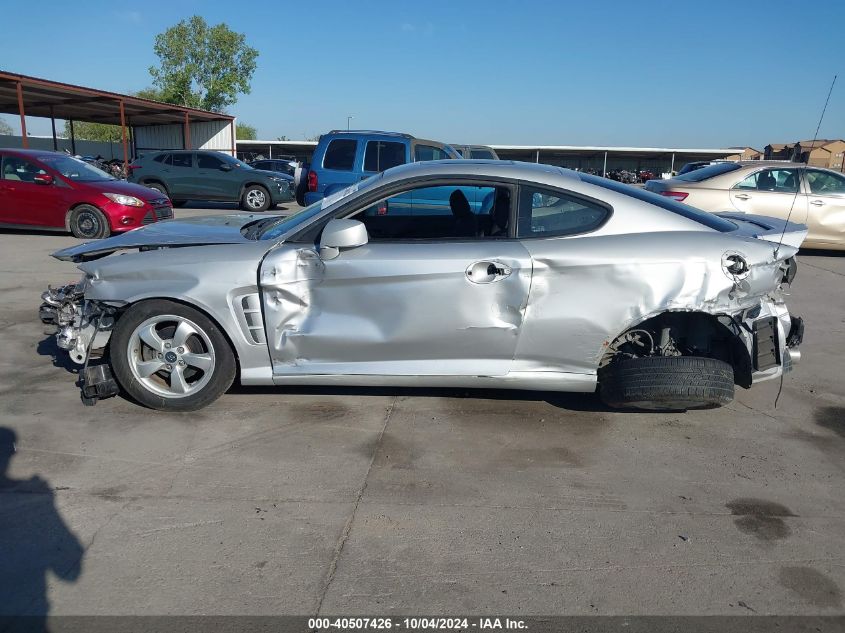 2006 Hyundai Tiburon Gs VIN: KMHHM65D66U192740 Lot: 40507426