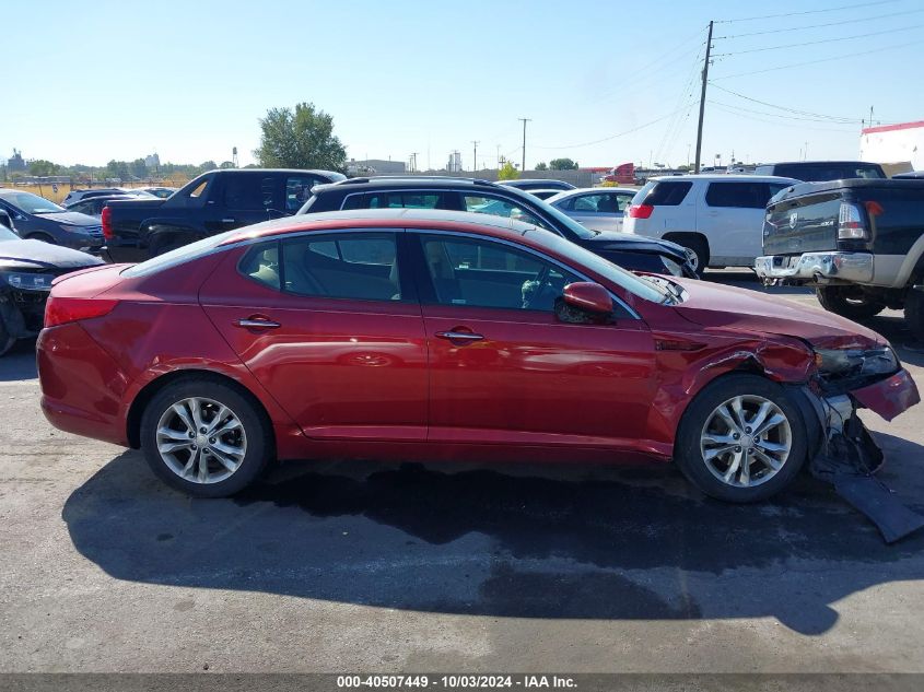 2013 Kia Optima Ex VIN: 5XXGN4A76DG137855 Lot: 40507449