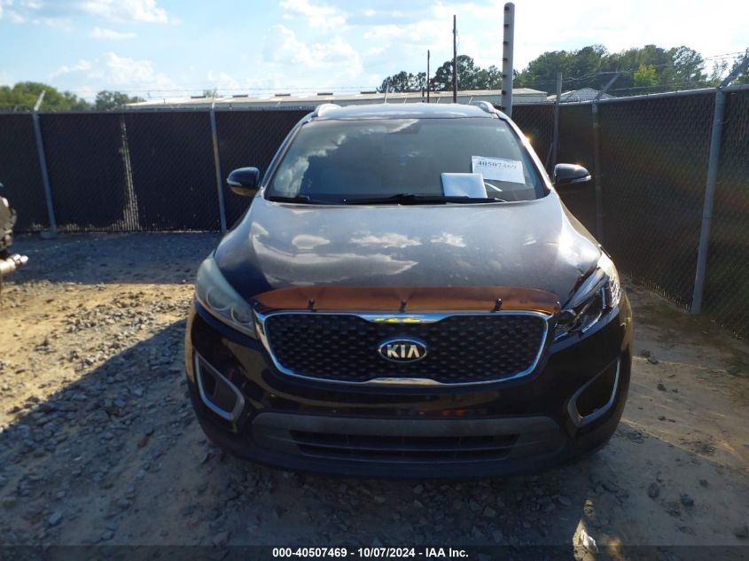 5XYPG4A31JG374414 2018 Kia Sorento 2.4L Lx