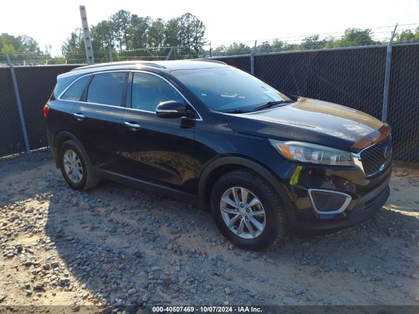 5XYPG4A31JG374414 2018 Kia Sorento 2.4L Lx