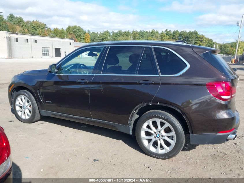 2015 BMW X5 xDrive35I VIN: 5UXKR0C59F0K61107 Lot: 40507481