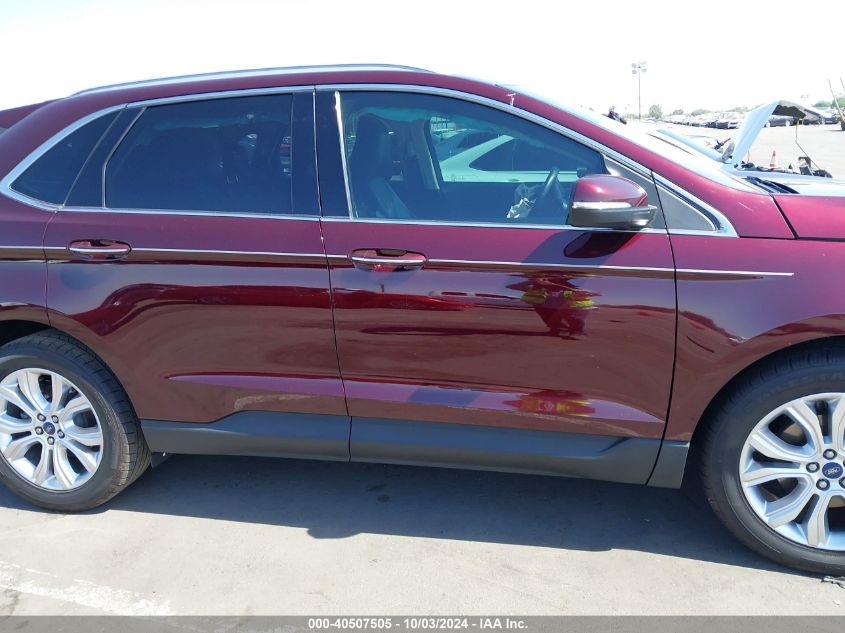 2020 Ford Edge Titanium VIN: 2FMPK3K9XLBA13696 Lot: 40507505