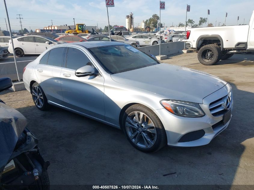 55SWF4JB8GU166924 2016 MERCEDES-BENZ C CLASS - Image 1