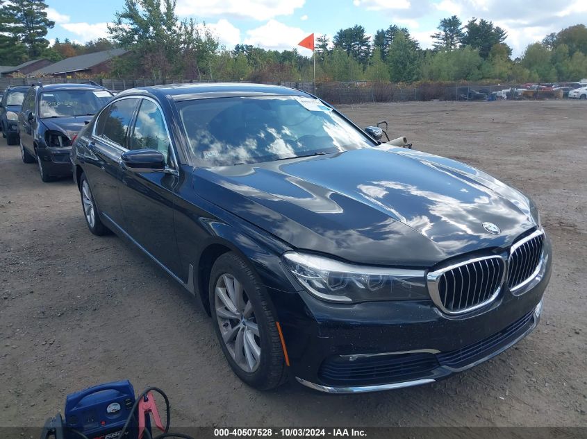 WBA7E4C52HGU99043 2017 BMW 740I xDrive