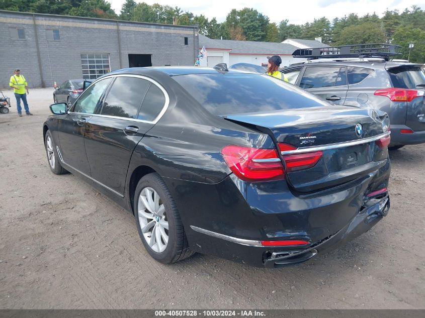 WBA7E4C52HGU99043 2017 BMW 740I xDrive