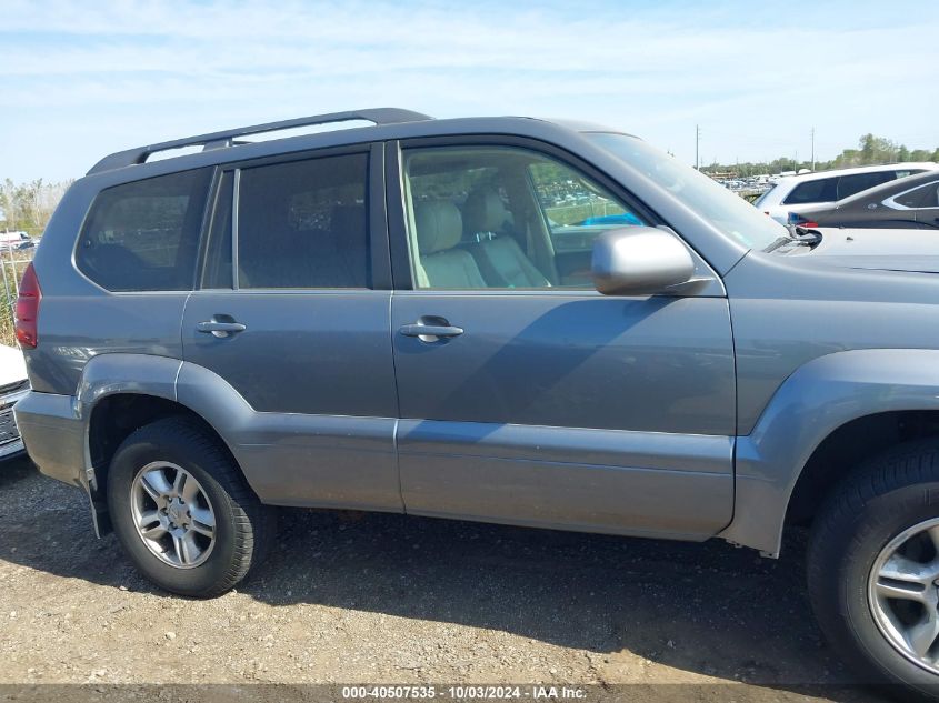 2003 Lexus Gx 470 VIN: JTJBT20X130002091 Lot: 40507535