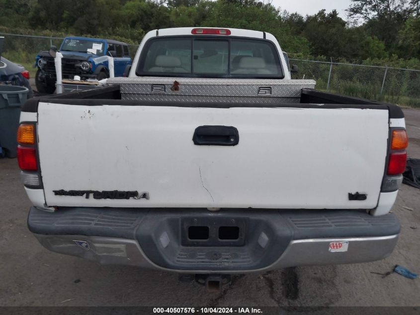 2000 Toyota Tundra Sr5 V8 VIN: 5TBRT3417YS003434 Lot: 40507576