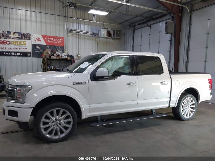 2018 Ford F-150 Limited VIN: 1FTEW1EGXJFB28955 Lot: 40507611