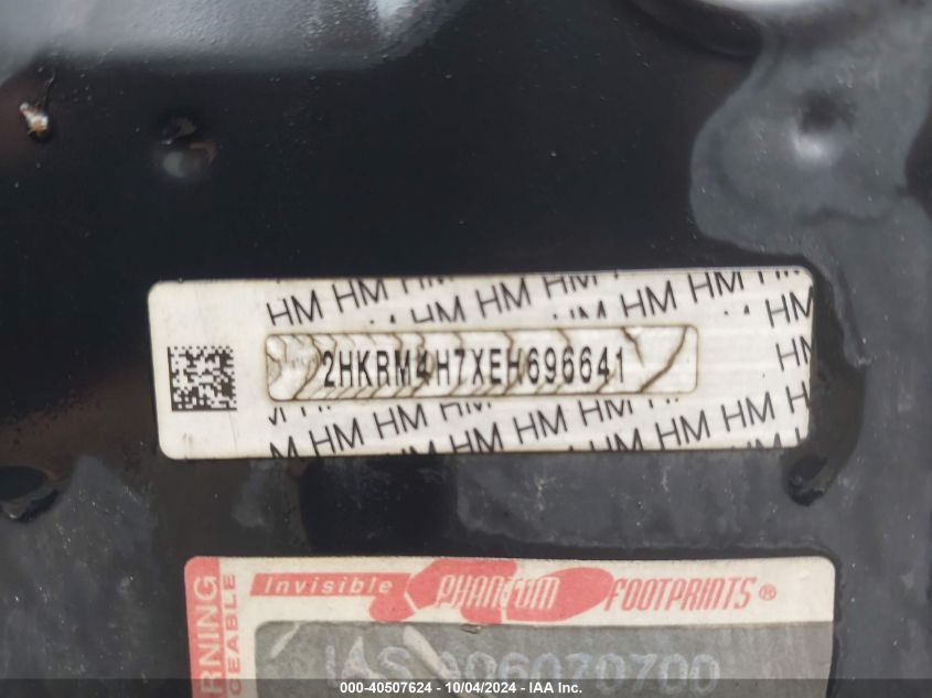 2HKRM4H7XEH696641 2014 Honda Cr-V Ex-L