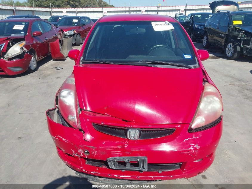 JHMGD38647S033688 2007 Honda Fit Sport