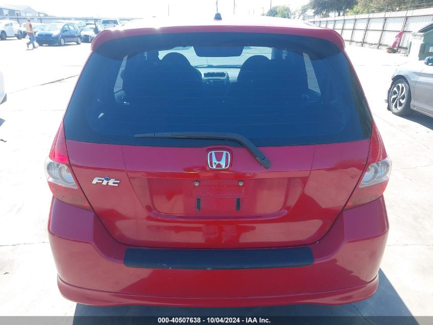 JHMGD38647S033688 2007 Honda Fit Sport