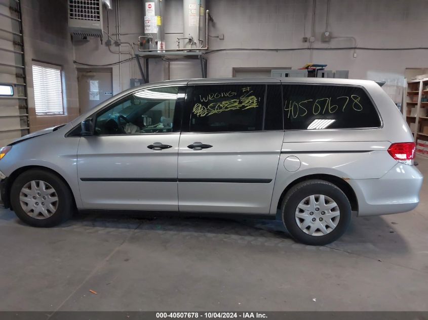 2009 Honda Odyssey Lx VIN: 5FNRL38229B042934 Lot: 40507678