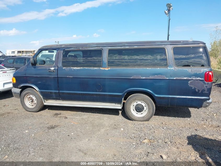 1999 Dodge Ram Wagon 3500 VIN: 1B7MF3366XJ637884 Lot: 40507709