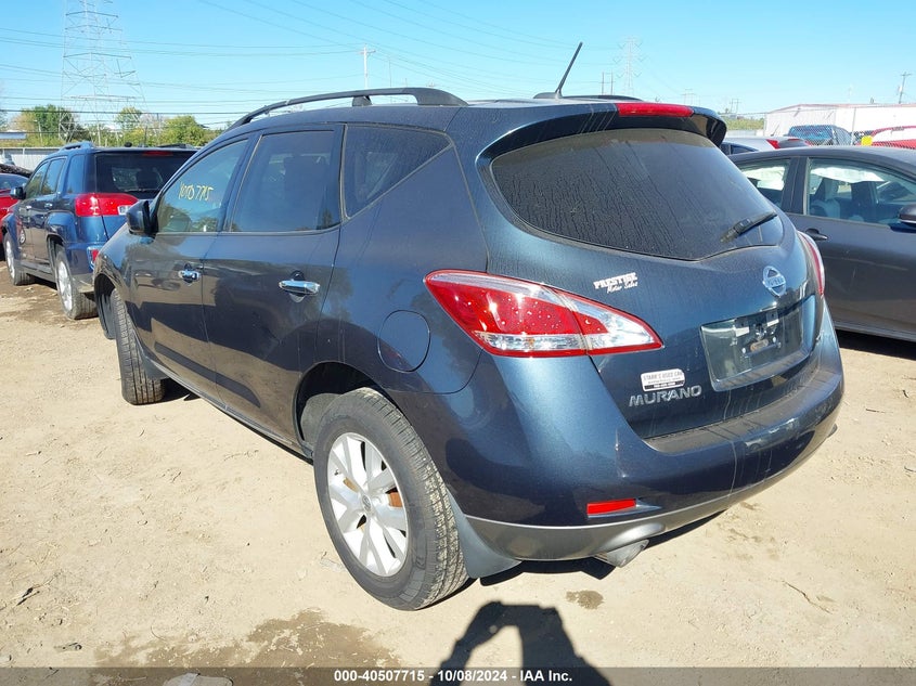 Vin: jn8az1mw7cw212172, lot: 40996443, nissan murano sv 20123