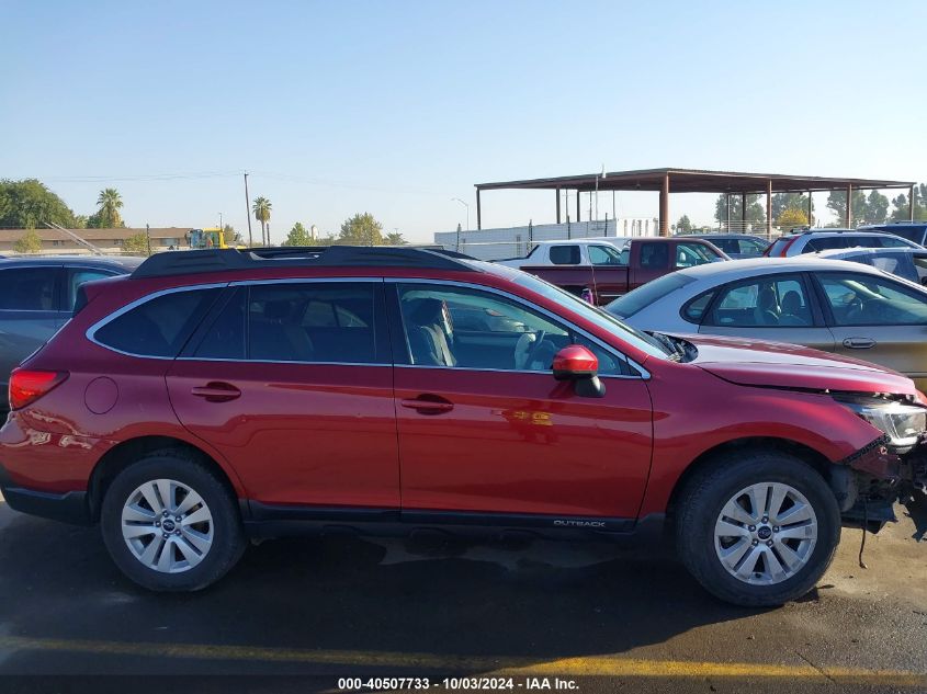 2018 Subaru Outback 2.5I Premium VIN: 4S4BSACC1J3364387 Lot: 40507733