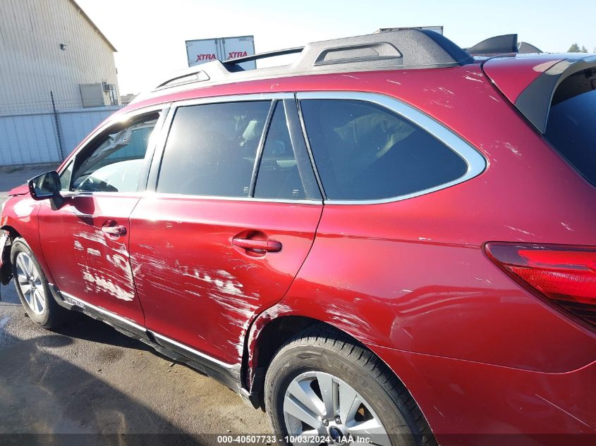 2018 Subaru Outback 2.5I Premium VIN: 4S4BSACC1J3364387 Lot: 40507733