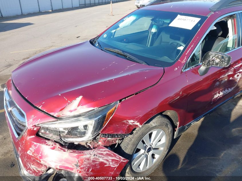 2018 Subaru Outback 2.5I Premium VIN: 4S4BSACC1J3364387 Lot: 40507733