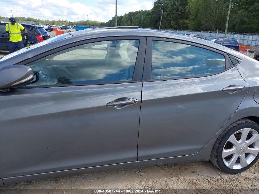 2013 Hyundai Elantra Limited VIN: 5NPDH4AE2DH269735 Lot: 40507744