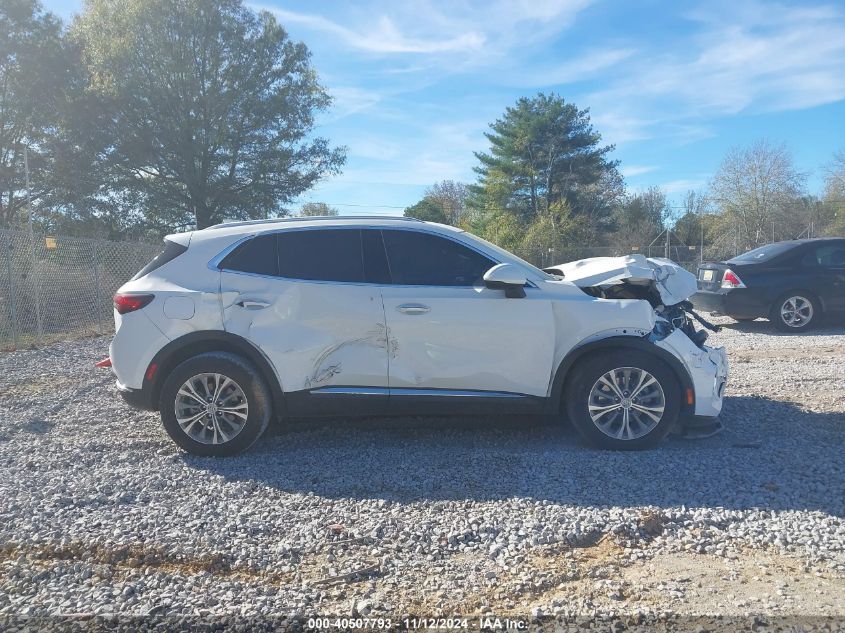 2022 Buick Envision Fwd Preferred VIN: LRBAZLR42ND137411 Lot: 40507793