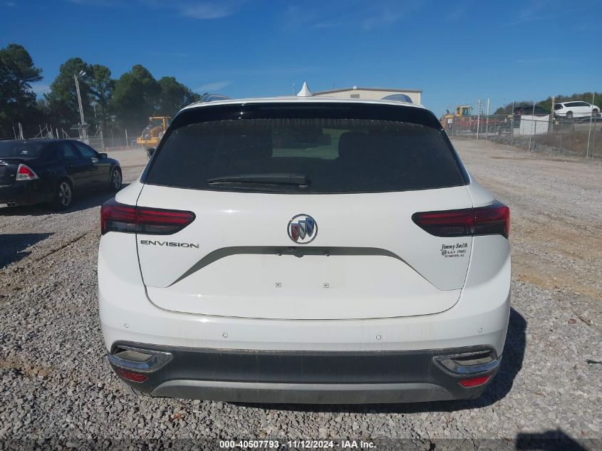 2022 Buick Envision Fwd Preferred VIN: LRBAZLR42ND137411 Lot: 40507793