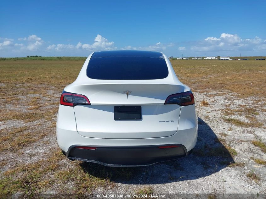 2023 Tesla Model Y Awd/Long Range Dual Motor All-Wheel Drive VIN: 7SAYGDEE5PF618102 Lot: 40507838