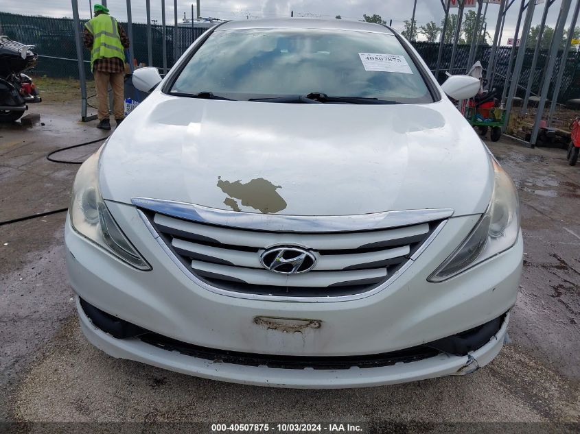 2014 Hyundai Sonata Gls VIN: 5NPEB4AC5EH911838 Lot: 40507875