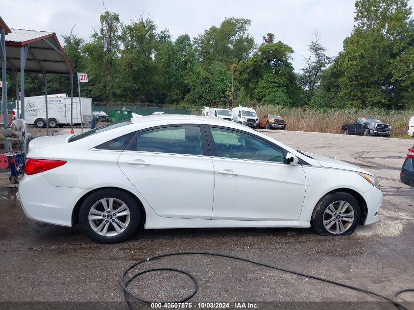 2014 Hyundai Sonata Gls VIN: 5NPEB4AC5EH911838 Lot: 40507875