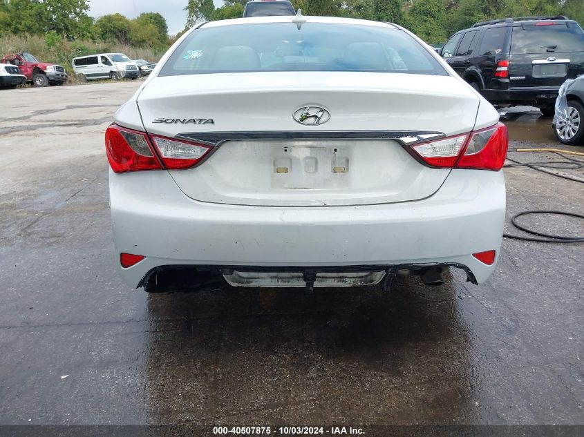 2014 Hyundai Sonata Gls VIN: 5NPEB4AC5EH911838 Lot: 40507875