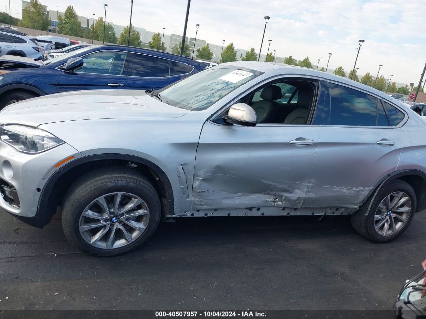 2018 BMW X6 xDrive35I VIN: 5UXKU2C58J0X49760 Lot: 40507957