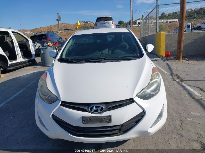 2013 Hyundai Elantra Gs VIN: KMHDH6AE8DU014360 Lot: 40508057