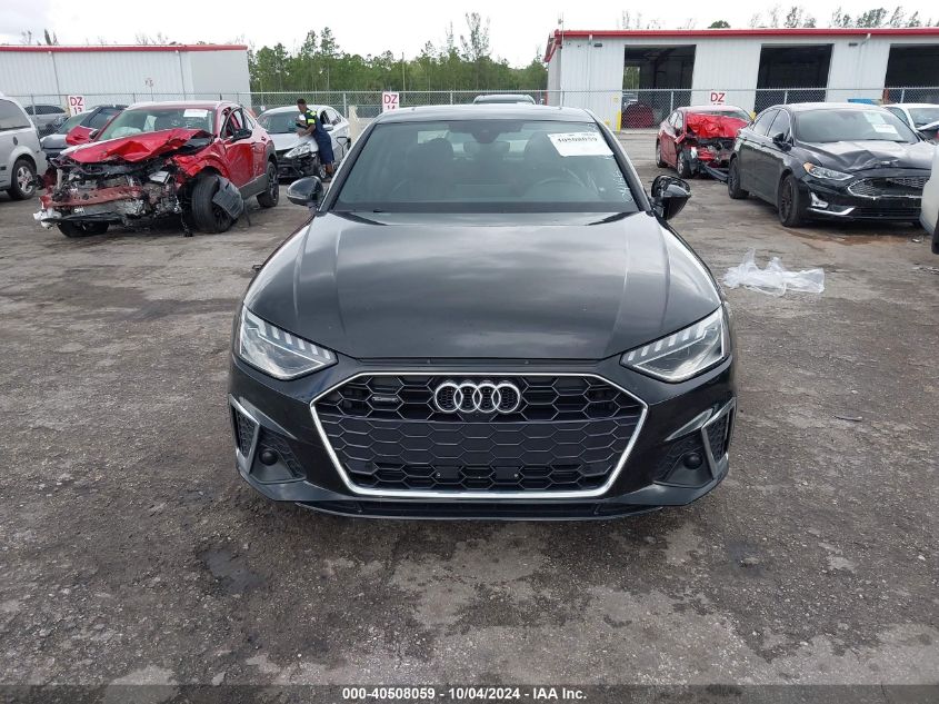 2023 Audi A4 Premium Plus 45 Tfsi S Line Quattro S Tronic VIN: WAUEAAF47PN014166 Lot: 40508059