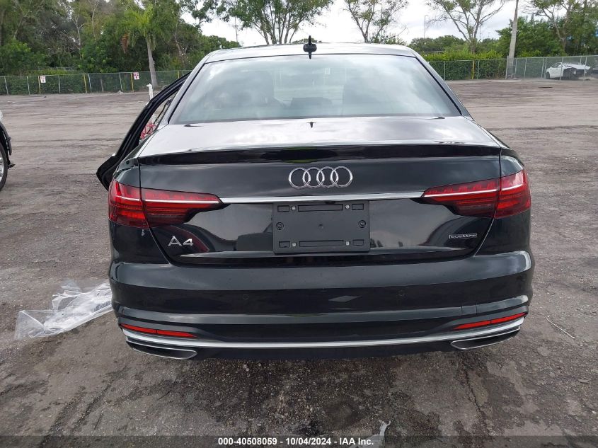 2023 Audi A4 Premium Plus 45 Tfsi S Line Quattro S Tronic VIN: WAUEAAF47PN014166 Lot: 40508059