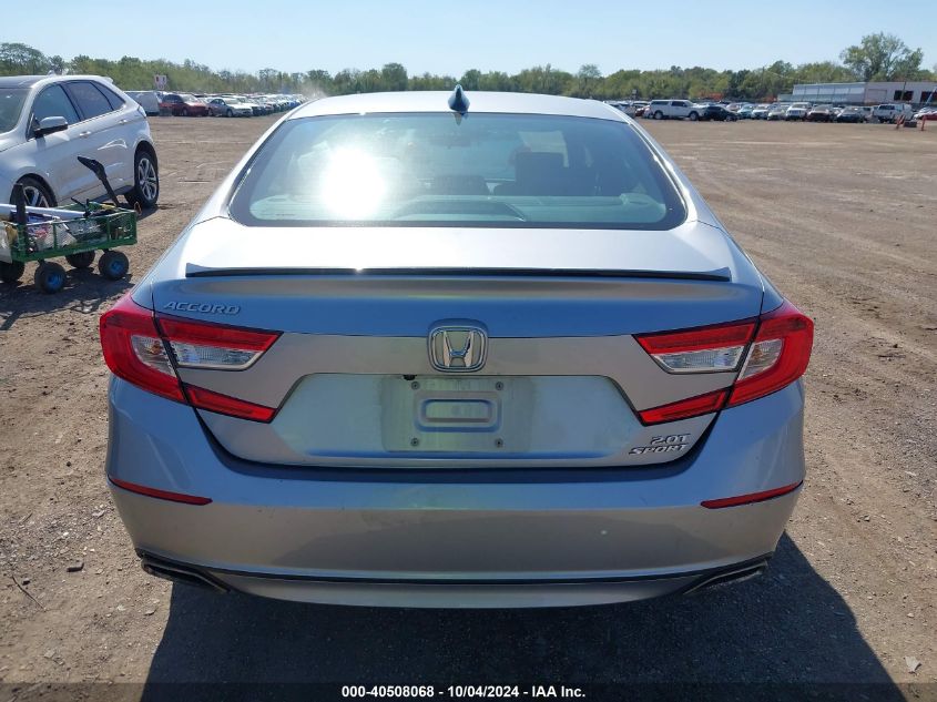 2021 Honda Accord Sport 2.0T VIN: 1HGCV2F39MA012337 Lot: 40508068