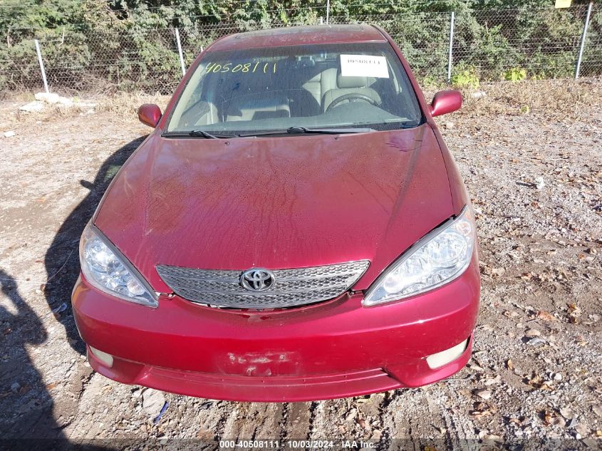 2005 Toyota Camry Xle V6 VIN: 4T1BF30K45U096625 Lot: 40508111