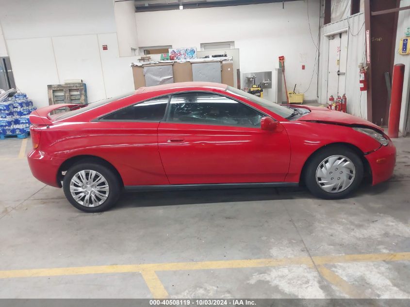 2000 Toyota Celica Gt VIN: JTDDR32T7Y0058778 Lot: 40508119