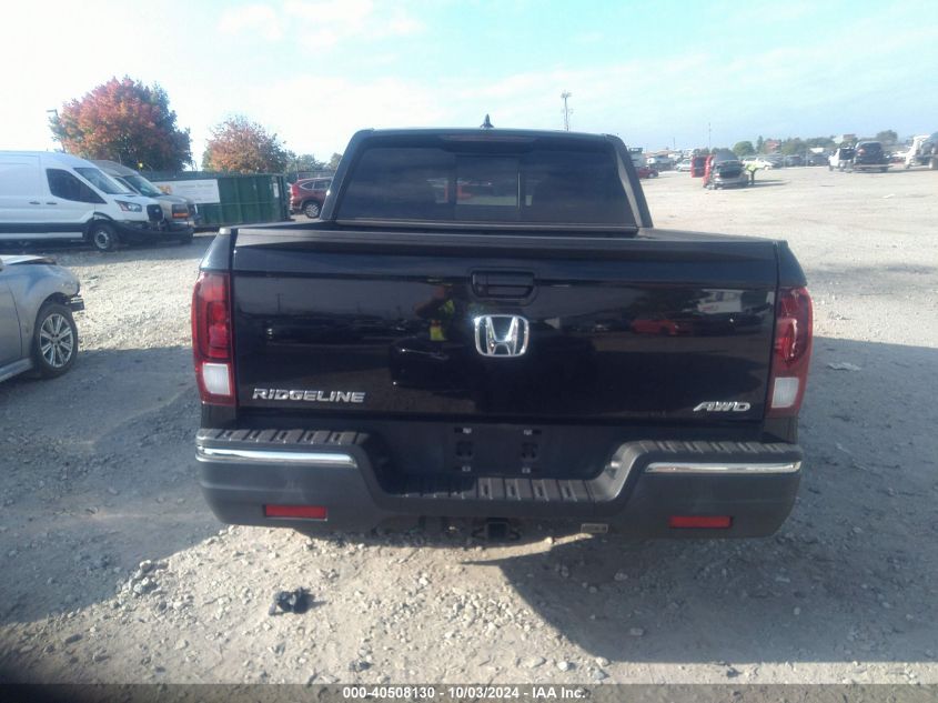 2019 Honda Ridgeline Rtl VIN: 5FPYK3F57KB027581 Lot: 40508130