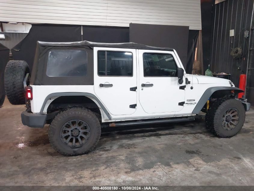 2013 Jeep Wrangler Unlimited Sport VIN: 1C4BJWDG9DL526552 Lot: 40508180