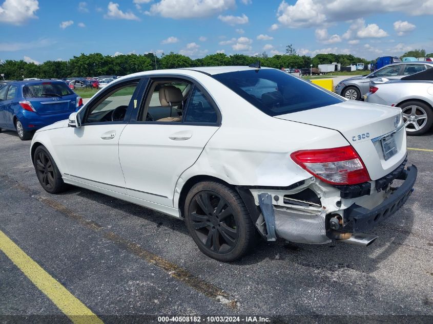 2011 Mercedes-Benz C 300 Luxury 4Matic/Sport 4Matic VIN: WDDGF8BB1BR147507 Lot: 40508182