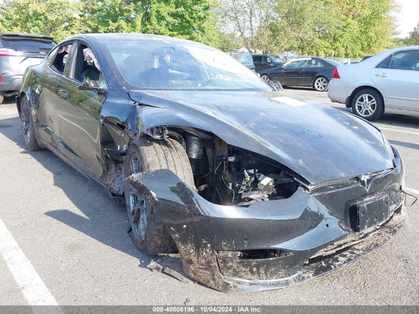 2022 Tesla Model S Dual Motor All-Wheel Drive VIN: 5YJSA1E55NF476303 Lot: 40508196