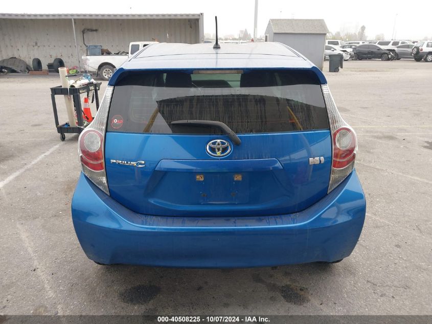 2013 Toyota Prius C VIN: JTDKDTB34D1546743 Lot: 40508225