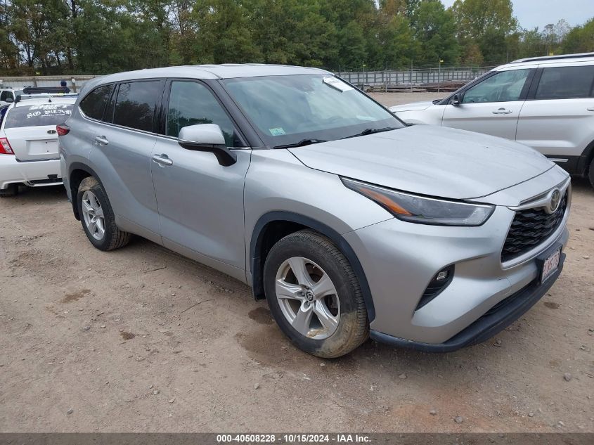 2021 Toyota Highlander Le VIN: 5TDBZRBH8MS532623 Lot: 40508228