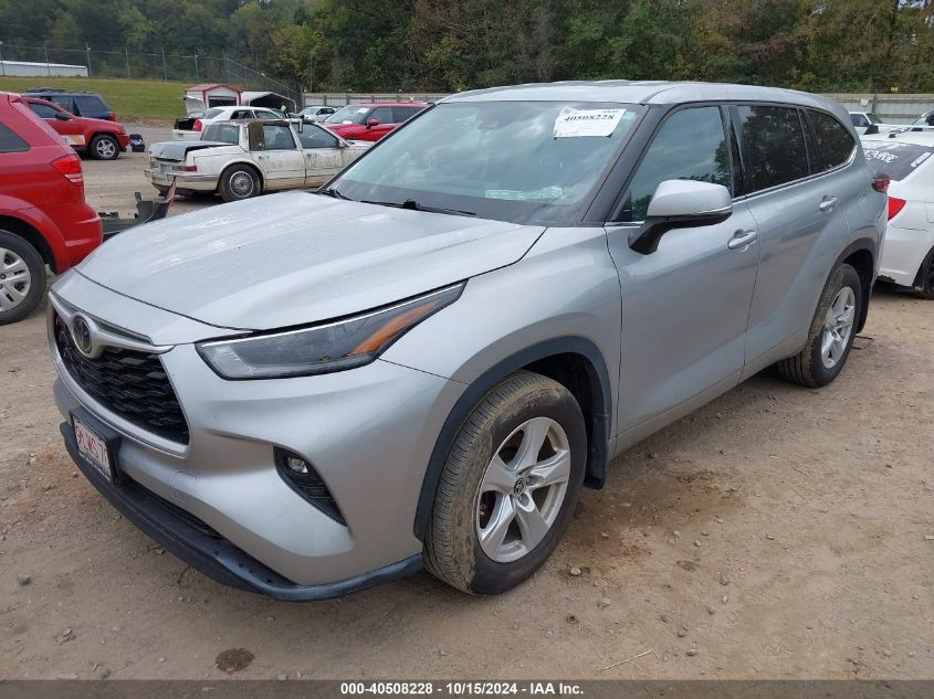 2021 Toyota Highlander Le VIN: 5TDBZRBH8MS532623 Lot: 40508228